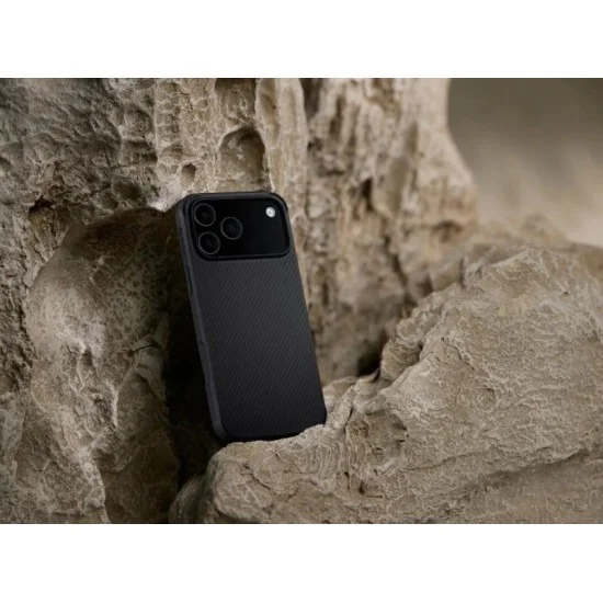 Pitaka 17 Pro Max Aramid Pro Guard Case Black Grey